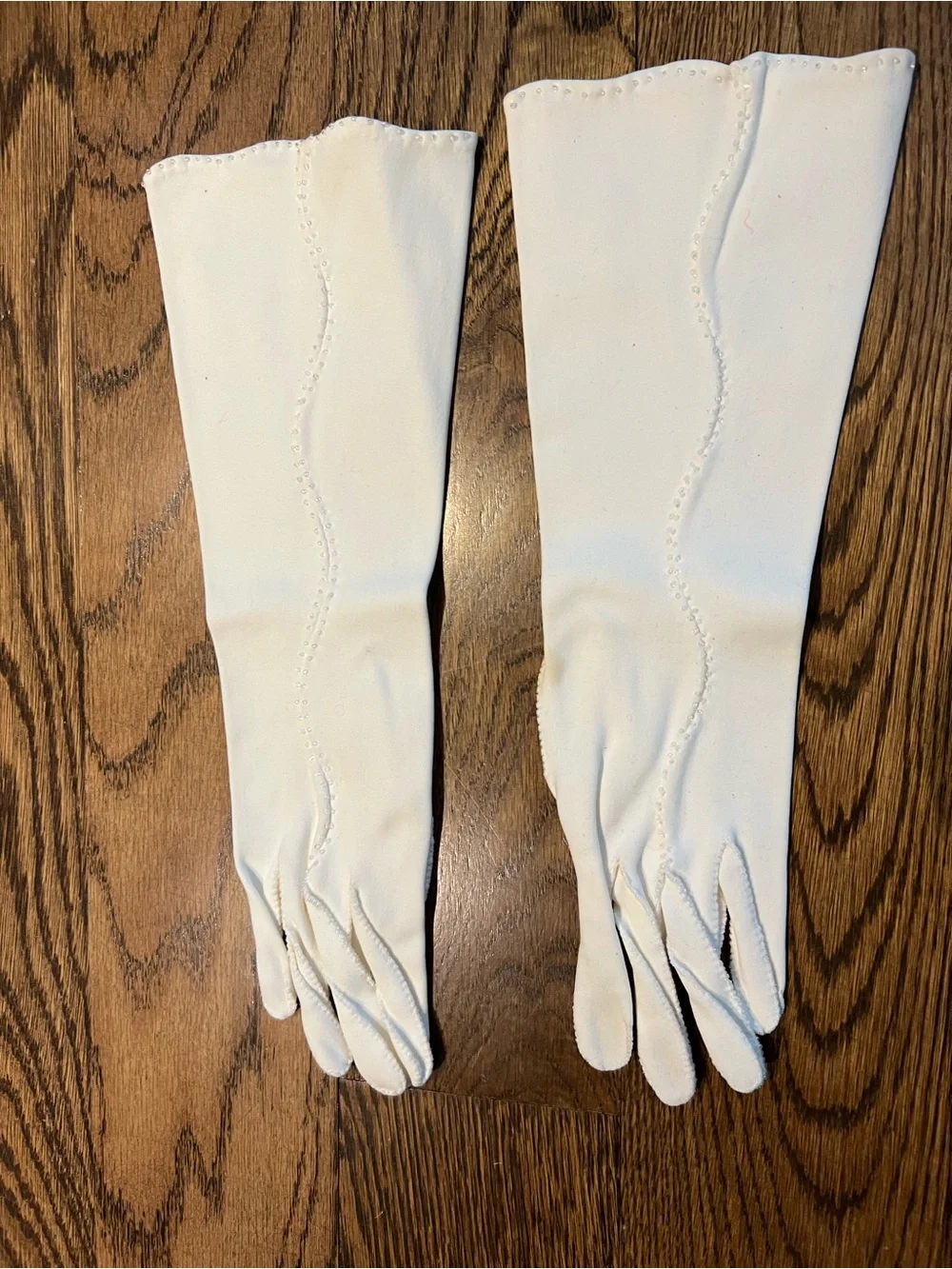Classic White Women's Long Dress Gloves